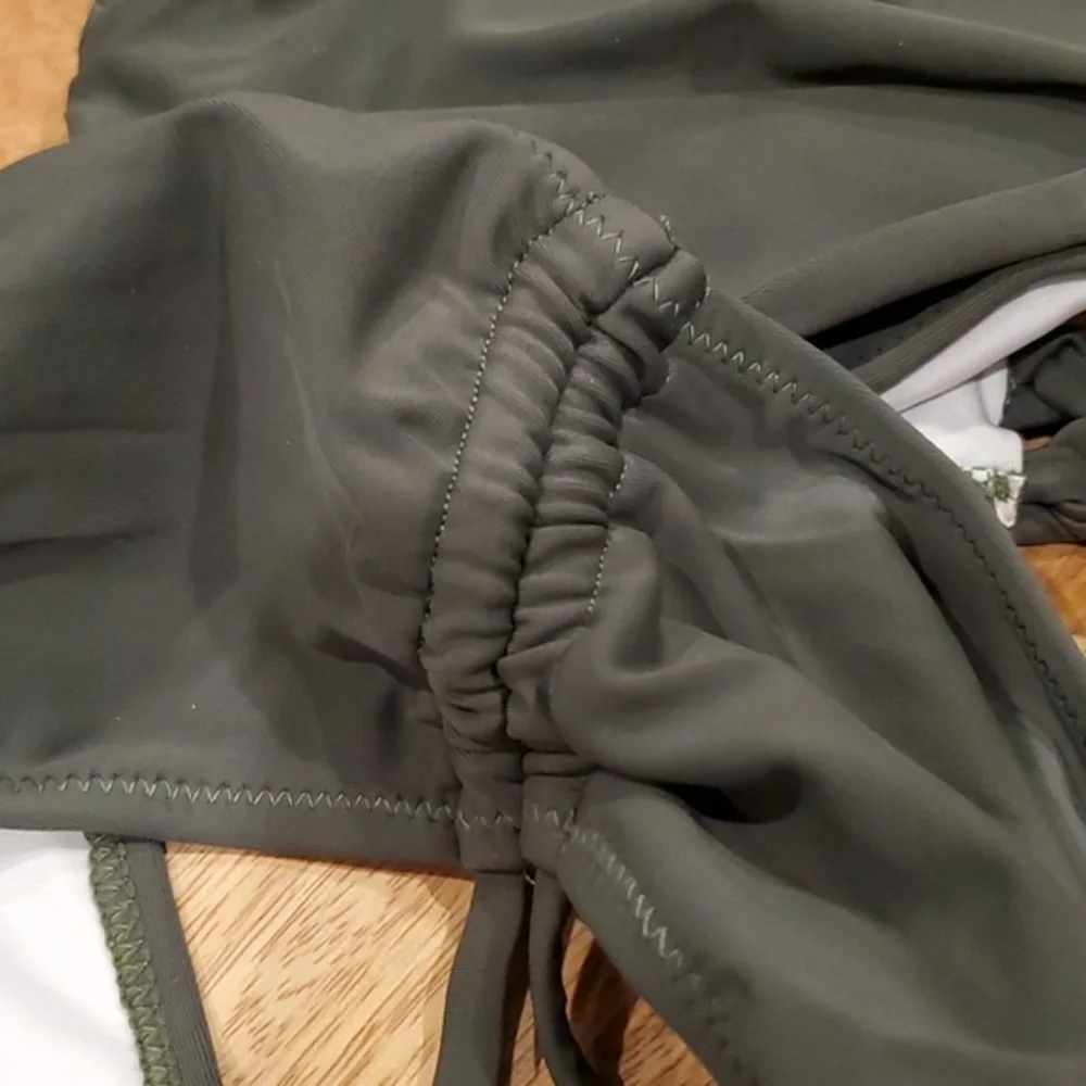 Beachsissi‎ green bikini bathing suit NWT